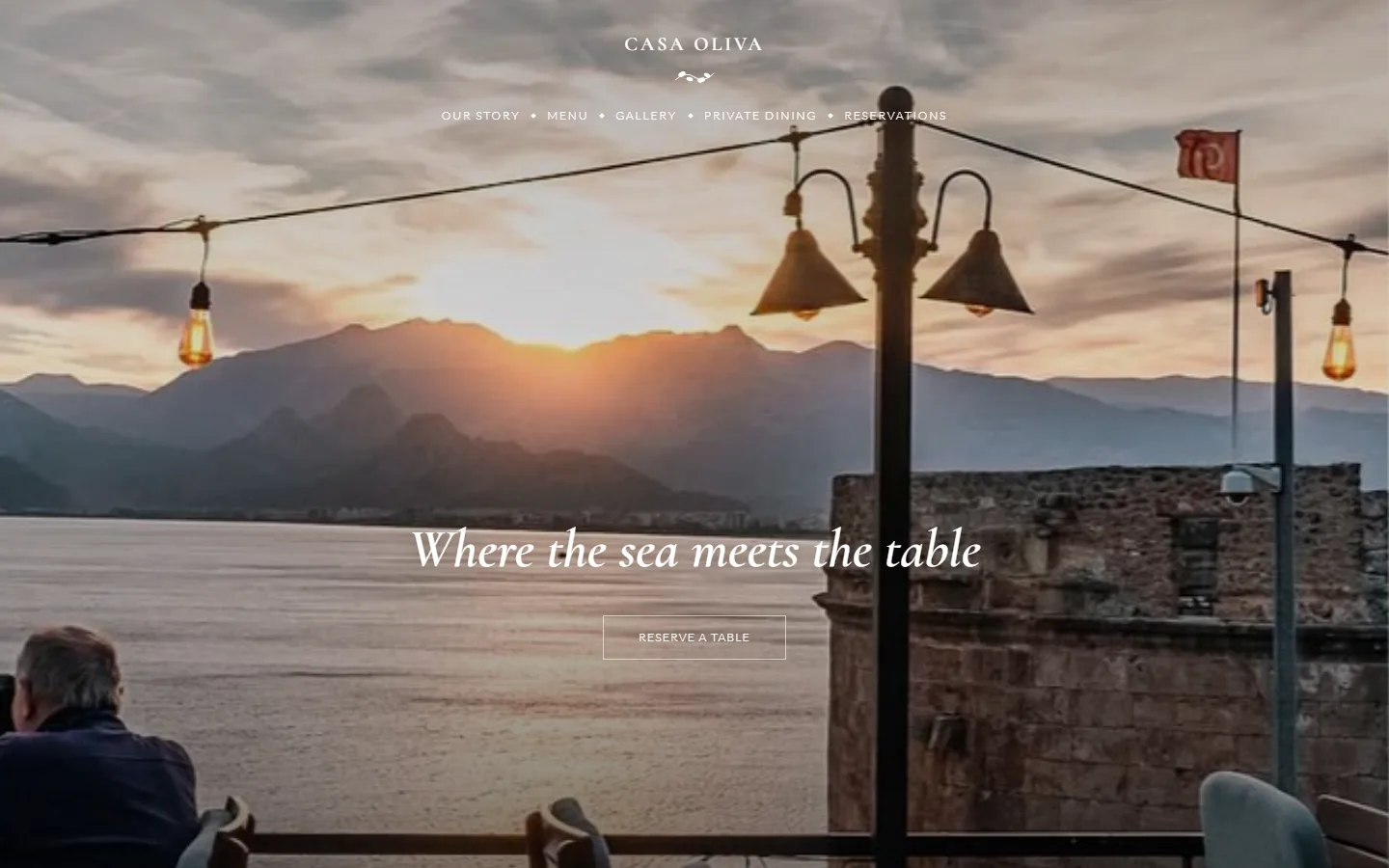 Casa Oliva — Restaurant Website