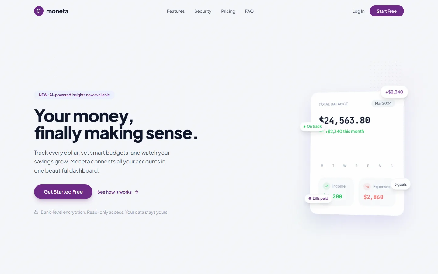 Moneta Finance — SaaS Platform